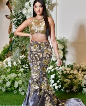 Nora Fatehi is a vision in gold 