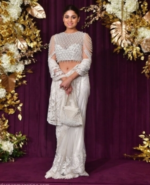 Shamita Shetty smiles for the camera 