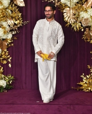 Orry Awatramani smiles for the shutterbugs 