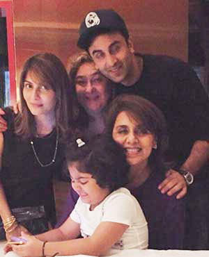Neetu Kapoor Celebrates Birthday With Family