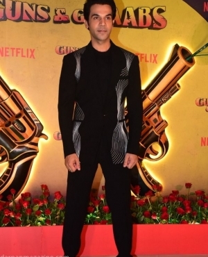 RajKummar Rao looks dapper in black suit 