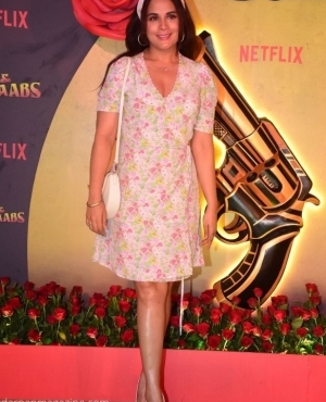 Richa Chadha opts for a floral dress 