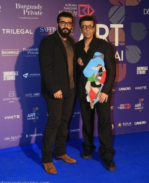Arjun Kapoor and Karan Johar 
