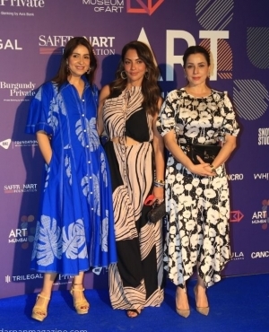 Bhavana Pandey, Seema Sajdeh, and Neelam Kothari are lovely ladies on the red carpet 