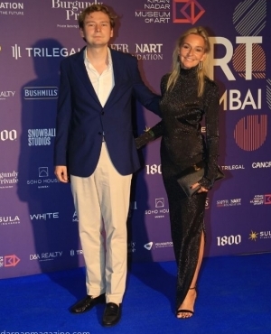 Attendees at the event take to the dance floor 