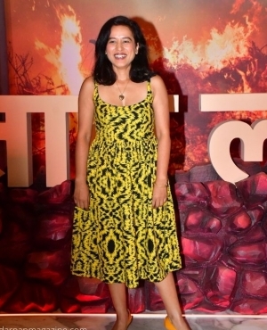 Tillotama Shome looks cute in her neon and black dress 