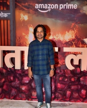 Director of Season 2 Paatal Lok Avinash Arun Dhaware smiles for the shutterbugs