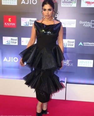 Bhumi Pednekar opts for black with intense kajal eyes 