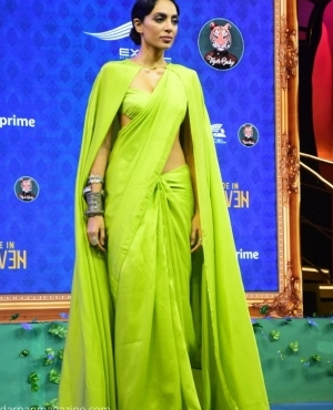 Sobhita Dhulipala is a goddess in her neon saree 