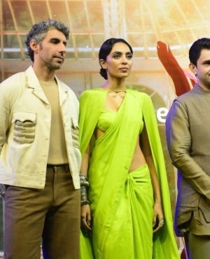 Jim Sarbh, Sobhita Dhulipala, and Arjun Mathur strike a pose 