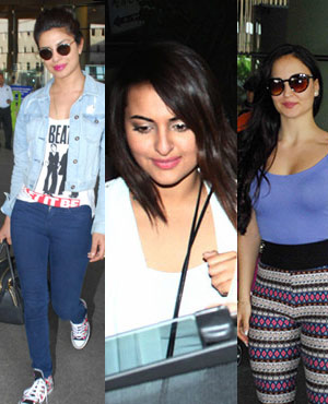 Priyanka Sonakshi Elle Spotted