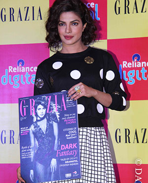 Priyanka Unveils Latest Grazia Issue