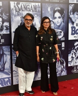 Sanjay Leela Bhansali with his wife 