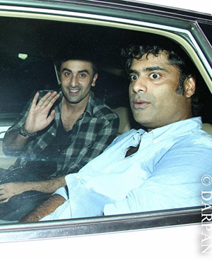 Ranbir Kapoor with Sikander Kher