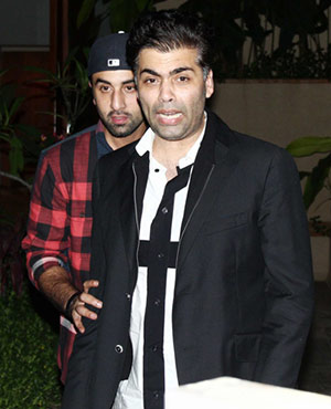 Ranbir Kapoor, Karan Johar Spotted