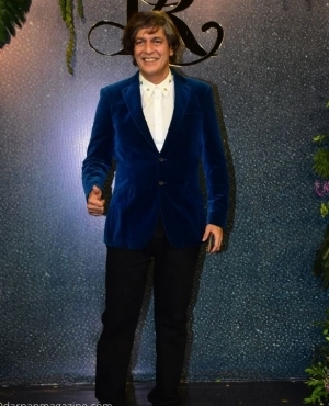 Chunkey Pandey looks great in his blue velvet blazer 