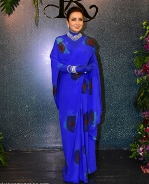 Tisca Chopra stuns in Royal Blue 