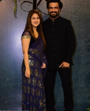 Actor Sharad Kelkar and wife Kerri were also in attendance 