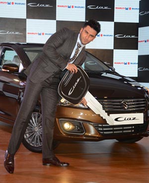 Ranveer Singh Launches Maruti Suzuki Ciaz