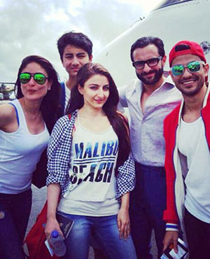 Saif And Kareena Holiday With Family In Maldives