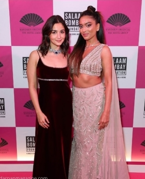 Alia Bhatt and Tanya Saha Gupta 