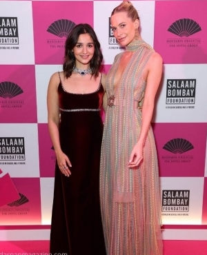 Alia Bhatt and actress & model Poppy Delevingne