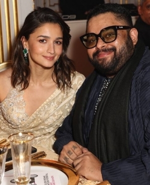 Alia Bhatt and Santa Misra 