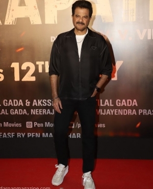 Anil Kapoor strikes a pose in his casual look 