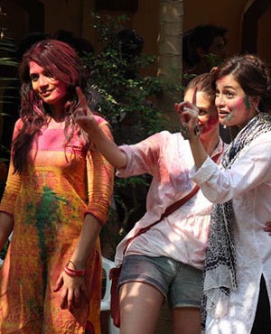 Dia Mirza with Aditi Rao Hydri
