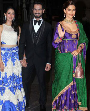 Shahid Kapoor, Mira Rajput’s Wedding Reception