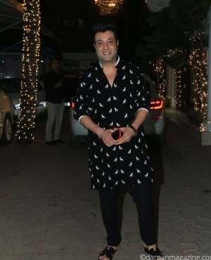 Varun Sharma dresses up in black 