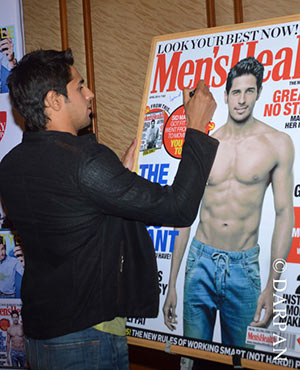 Sidharth Malhotra Unveils Men's Health