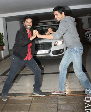 Sidharth, Varun, Alia Meet Karan Johar