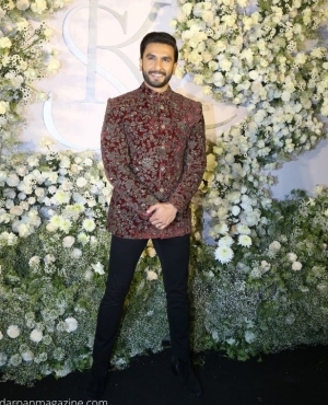 Ranveer Singh makes a statement in his colourful stylish jacket