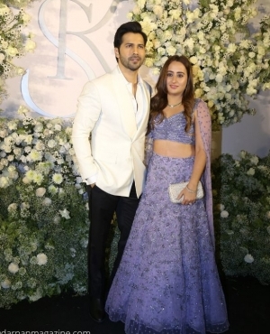 Varun Dhawan and Natasha Dalal exhibit star power in their classy attires 