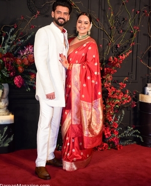 Sonakshi Sinha and Zaheer Iqbal are newly wed vibes
