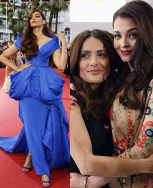 Sonam And Aishwarya Arrive At Cannes 2015