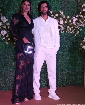 Actors Anushka Ranjan and Aditya Seal both make a statement with their attire 