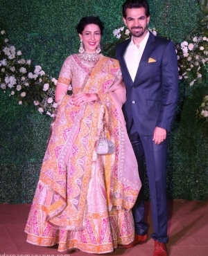 Poppy Jabbal and Karan V Grover are a stunning duo on the red carpet 