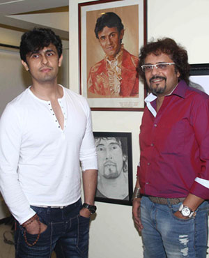 Sonu Nigam, Bikram Ghosh Promote Music Room