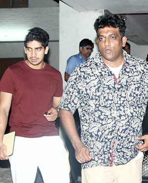 Ranbir Kapoor, Anurag Basu and Aayan Mukherjee spotted at Aamir Khan's house