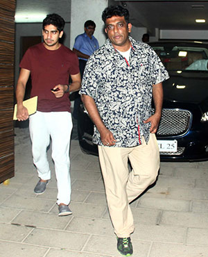 Ranbir Kapoor, Anurag Basu and Aayan Mukherjee spotted at Aamir Khan's house