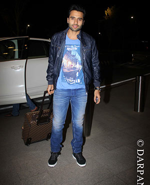 Jacky Bhagnani spotted at the Airport