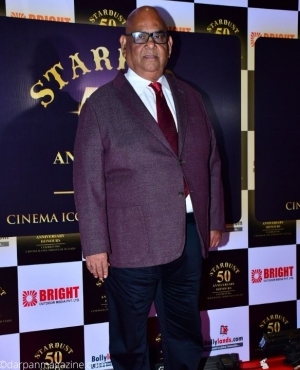 Satish Kaushik poses for the press 