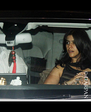 Stars arrive at Ekta Kapoor's party