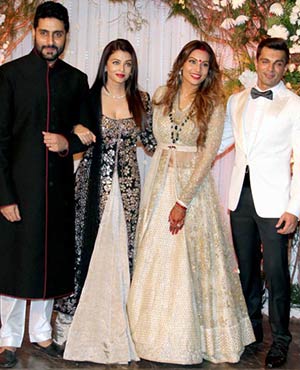 Stars At Bipasha, Karan Reception