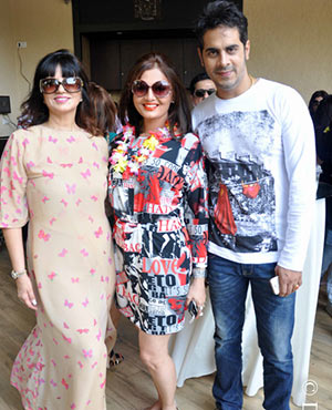 Neeta Lulla with Deepshikha and Keshav Arora