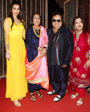Stars Attend Bappi Lahiri's Wedding Anniversary