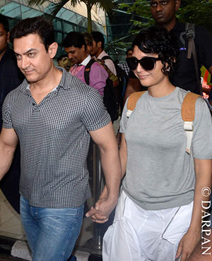 Stars Return From Arpita's Wedding