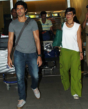 Farhan and Adhuna Akhtar